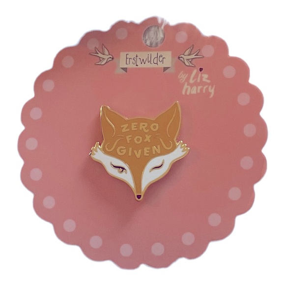COPY - Erstwilder x Liz Harry Zero Fox Given Enamel Pin - Picture 2 of 3